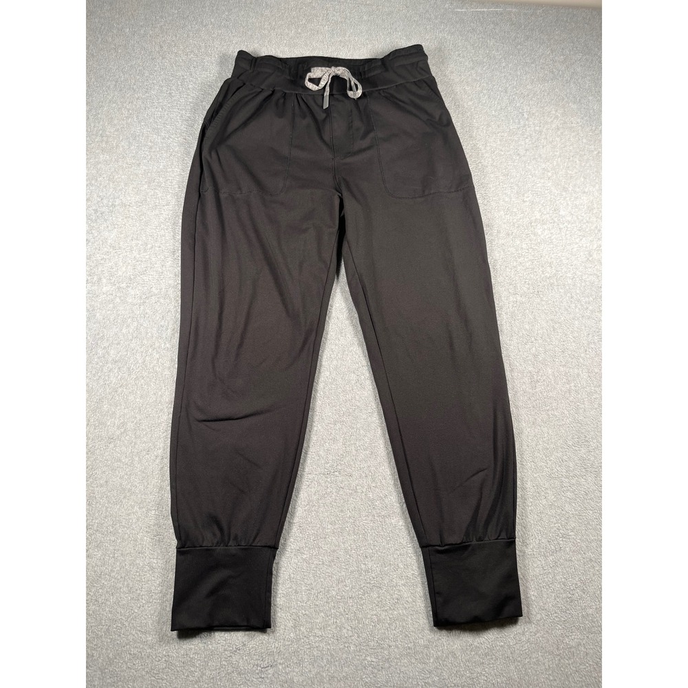 Varley Parkhurst Joggers Black Fluid Stretch Jersey Drawstring Pants Medium